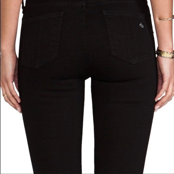 Rag & Bone | The Legging Jeans Blackout Size 26 - Picture 4 of 12